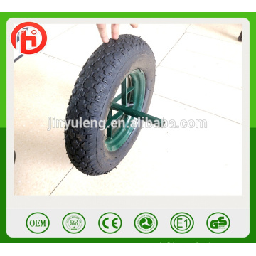 whole sale 3.50-8 / 4.00-8 gem pattern ,pneumaitc rubber wheel for wheelbarrow,wagone , trolley , ,unicycle